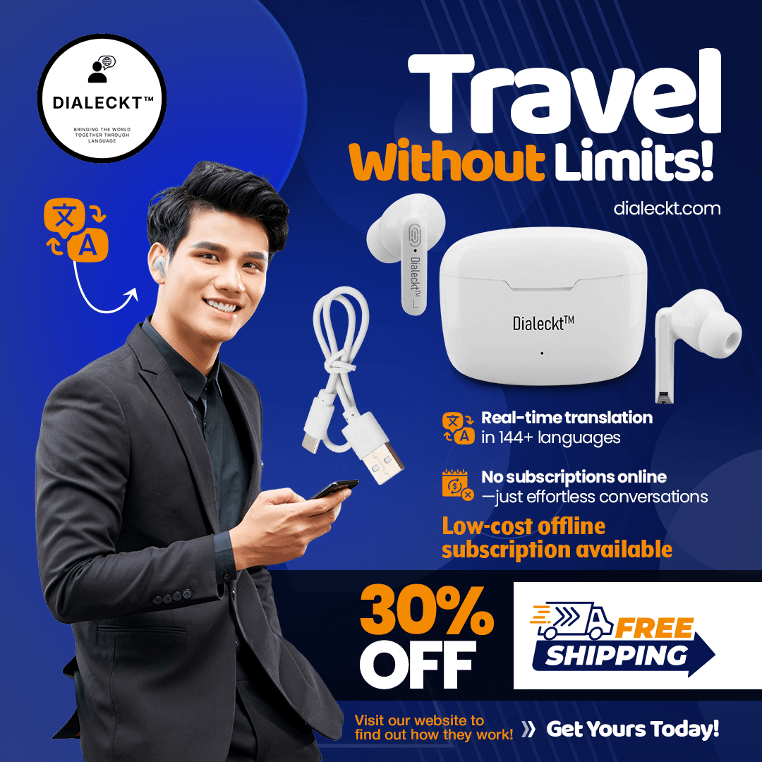 Dialeckt™ Universal Language Earbuds
