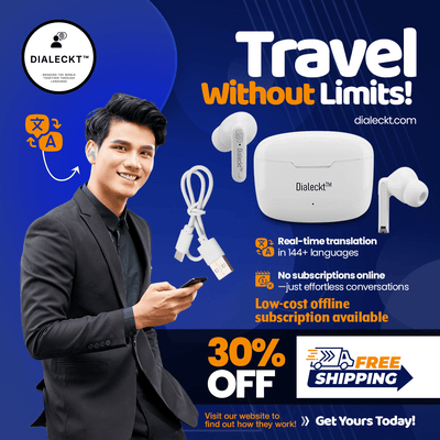 Dialeckt™ Universal Language Earbuds