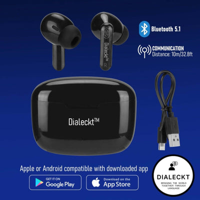 Dialeckt™ Universal Language Earbuds